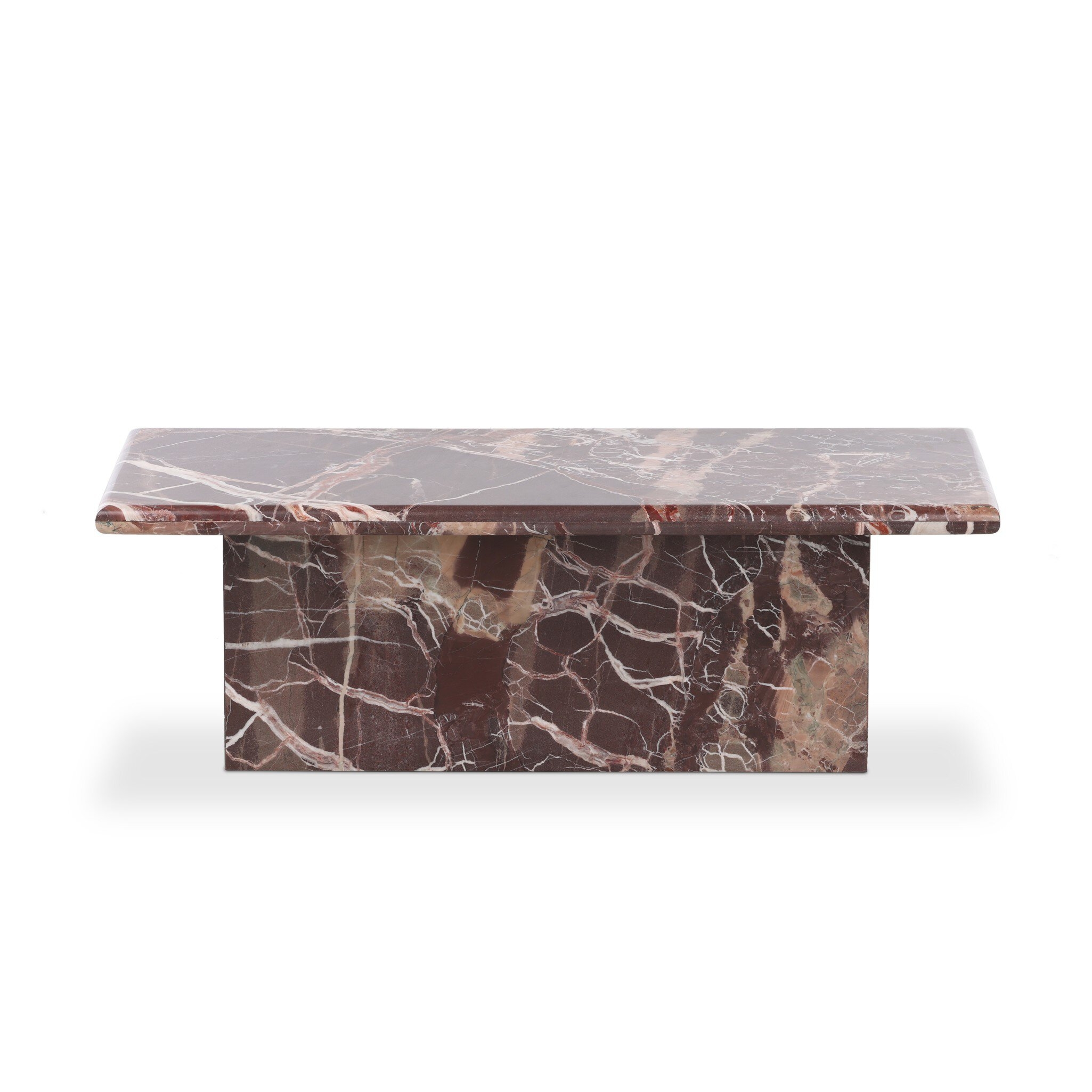Arum Coffee Table - Merlot Marble - Image 4