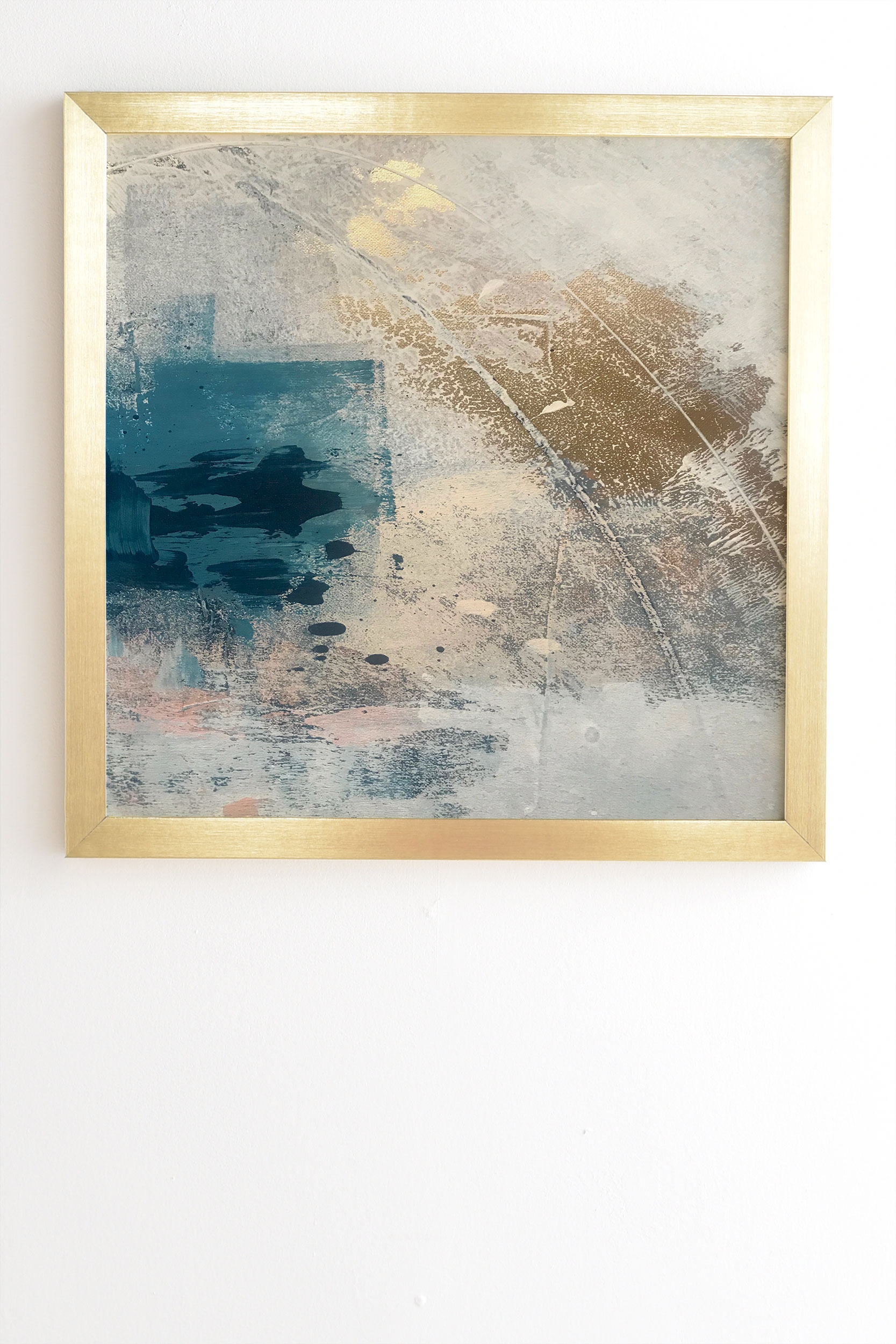 Embrace by Alyssa Hamilton Art - Framed Wall Art Basic Gold 11" x 13" - Image 1
