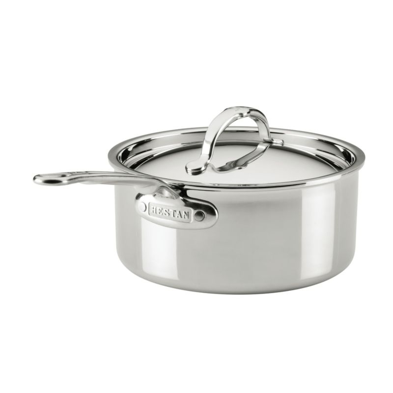 Hestan Probond Luxe 3-Qt. Stainless Steel Saucepan with Lid - Image 2
