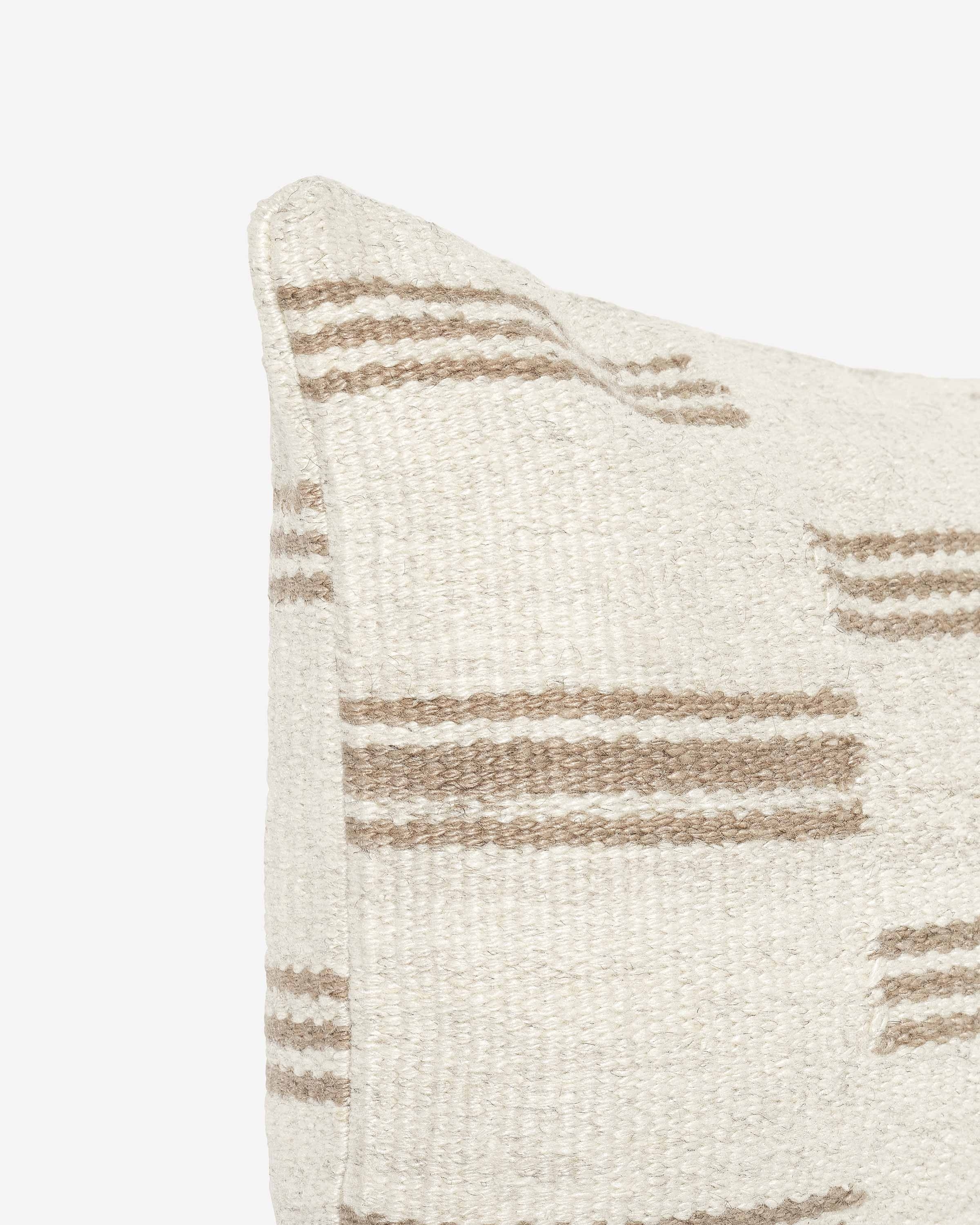 Stripe Break Lumbar Pillow By Sarah Sherman Samuel, 12" x 20" - Image 2