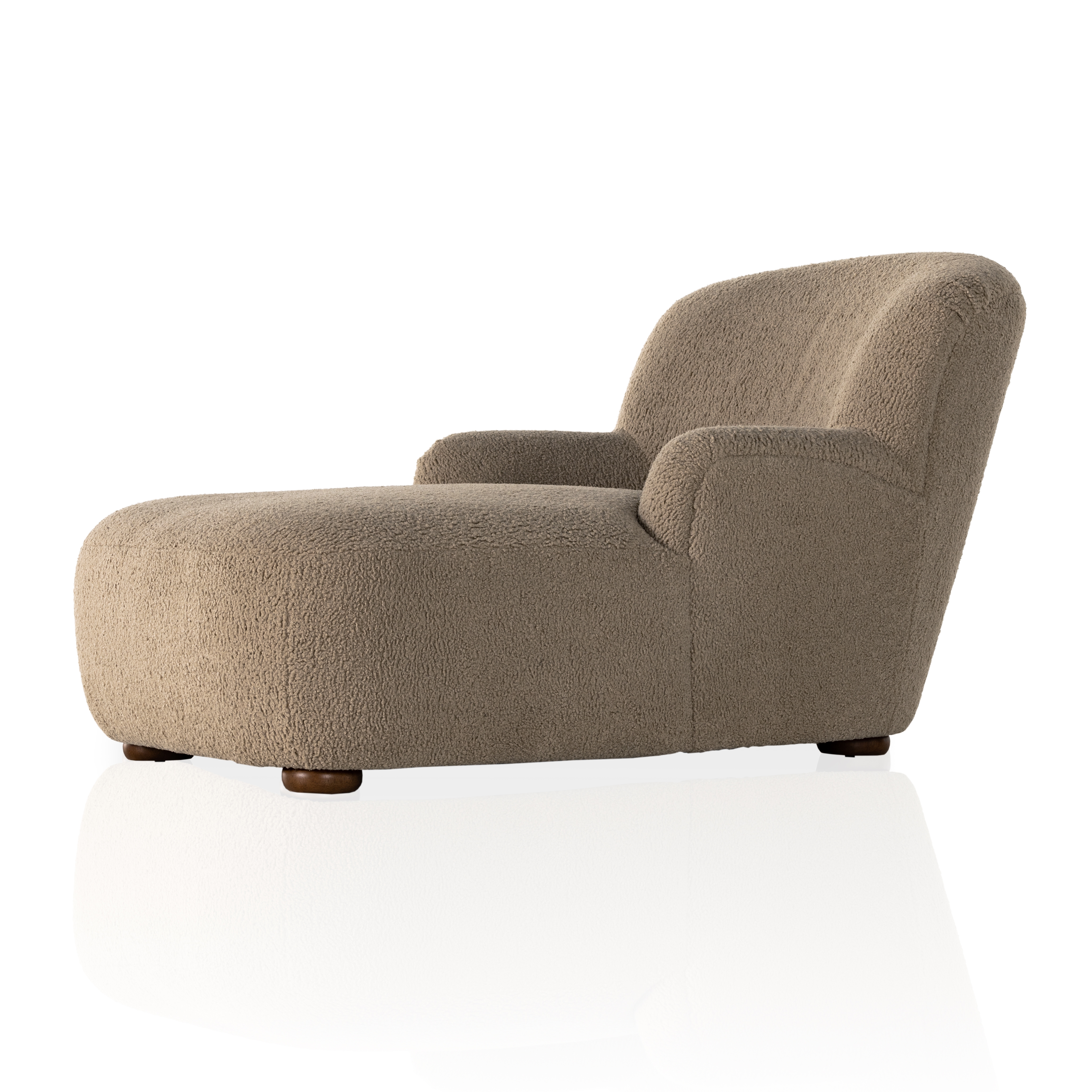 Kadon Chaise Lounge - Sheepskin Camel - Image 2
