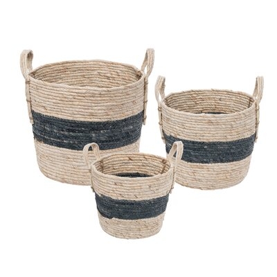 3 Pieces Wicker Basket Set - Image 0