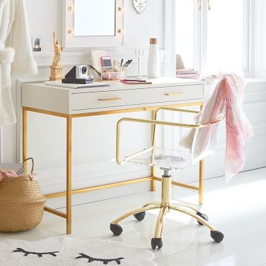 Blaire Classic Desk, Simply White - Image 5