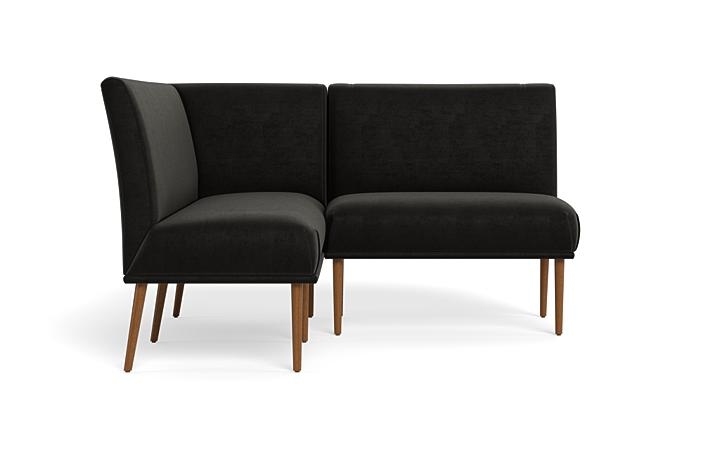 Dorian Upholstered Petite Left Banquette with Tufting Option - Image 0