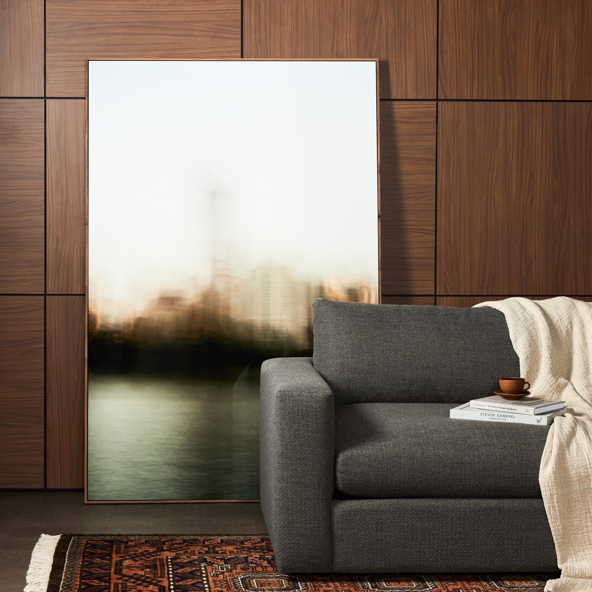 Skyline Lou Neff Point 2 by Toni Toscano - Rustic Walnut Floater - Image 5