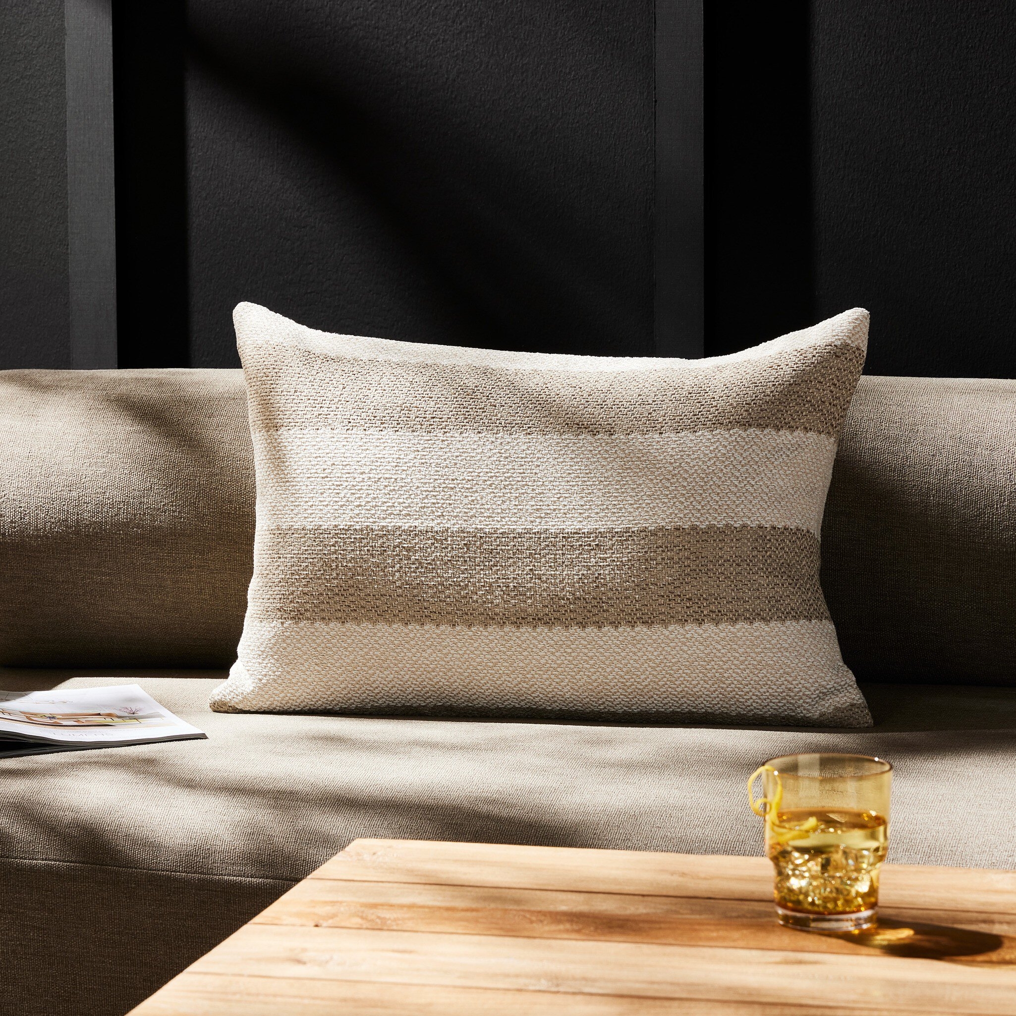 Tarbett Stripe Outdoor Pillow - Tarbett Stripe - Image 3