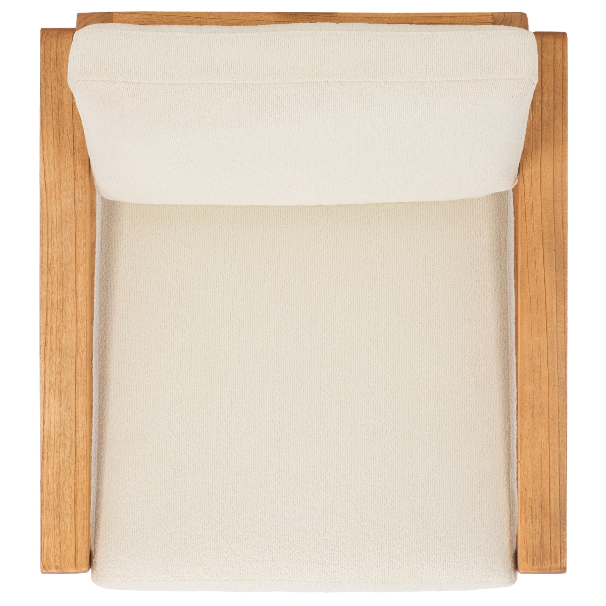 Decarlo Wooden Frame Accent Chair - Beige/Natural - Image 4