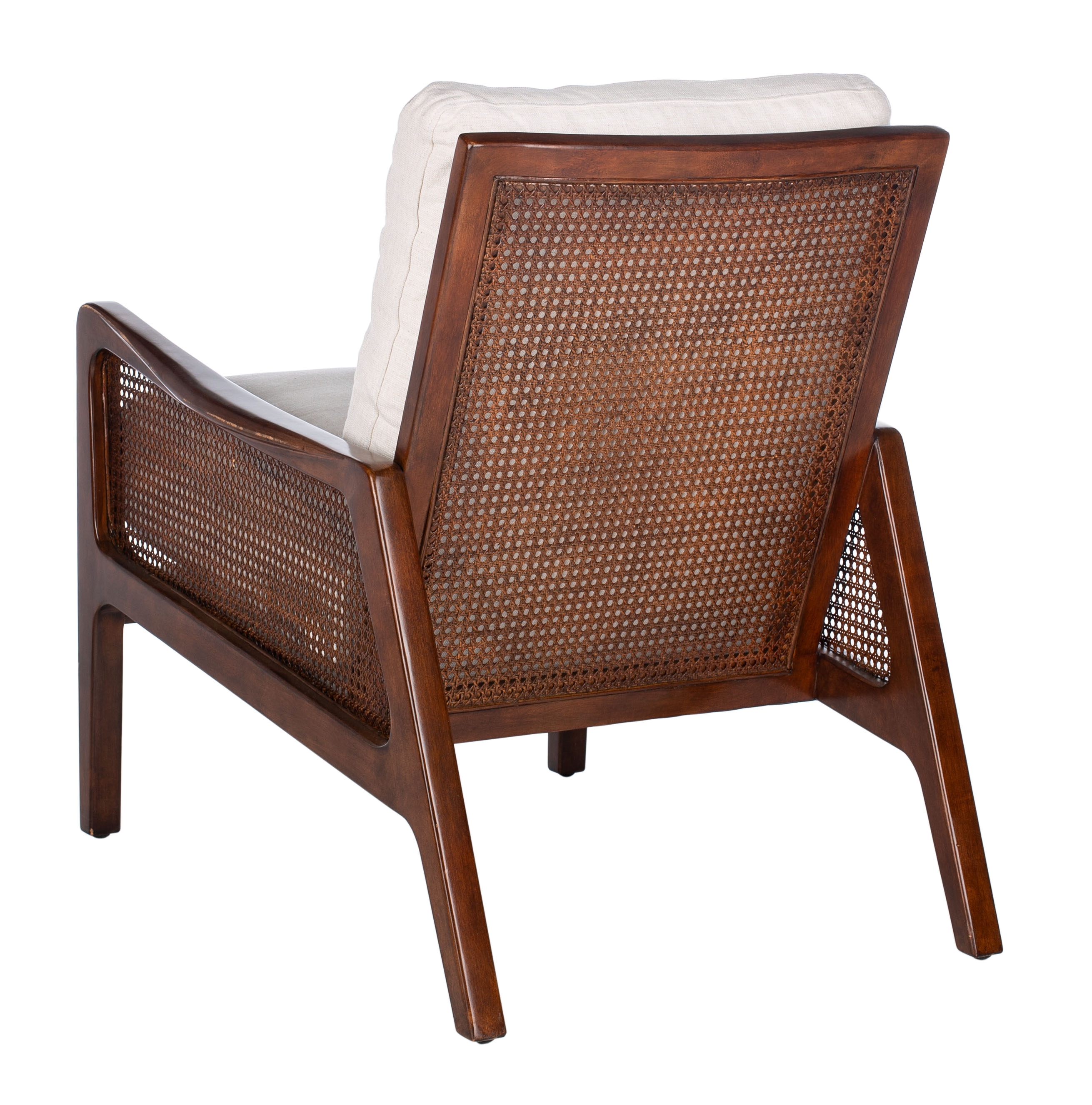 Moretti Wood Frame Accent Chair - Oatmeal - Safavieh - Image 5