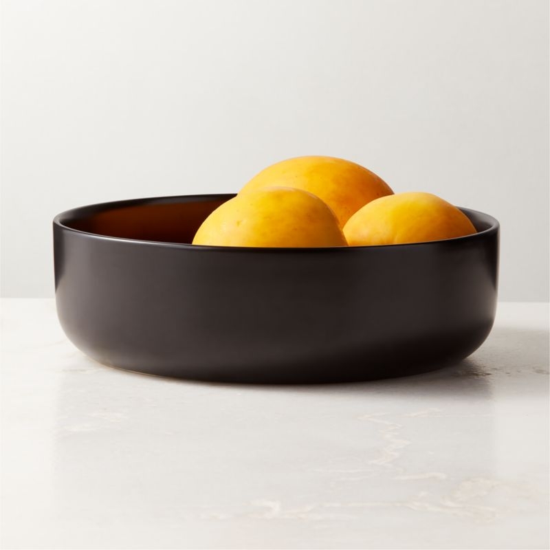 Mori Matte Black Serving Bowl - Image 1