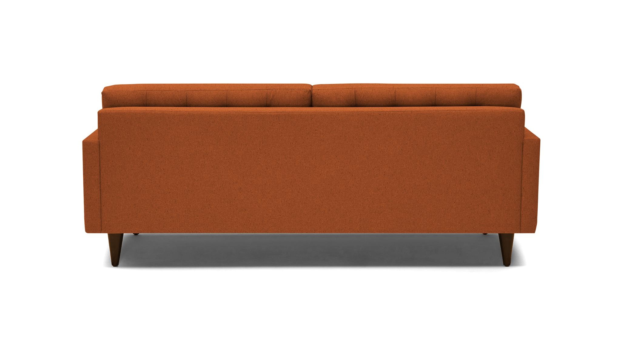 Orange Eliot Mid Century Modern Sofa - Vibe Sunkist - Mocha - Image 4