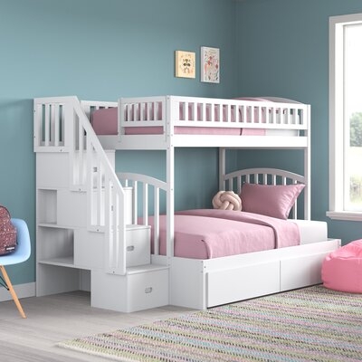 Altieri Twin Over Full 6 Drawer Solid Wood Standard Bunk Bed by Viv + Rae™ - Image 0