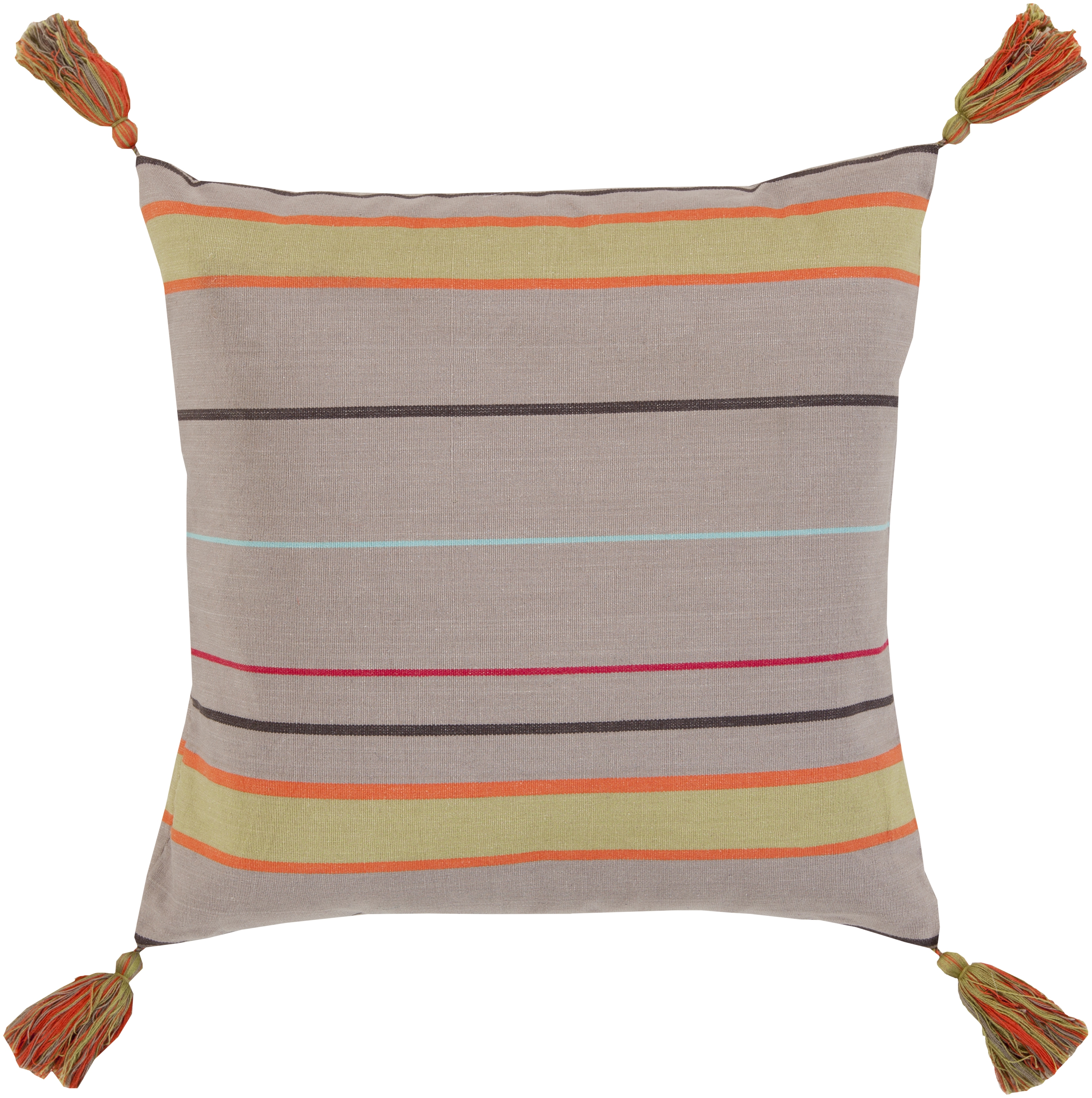 Stadda Stripe SS-001 22"L x 22"W Down Filled Pillow - Image 0