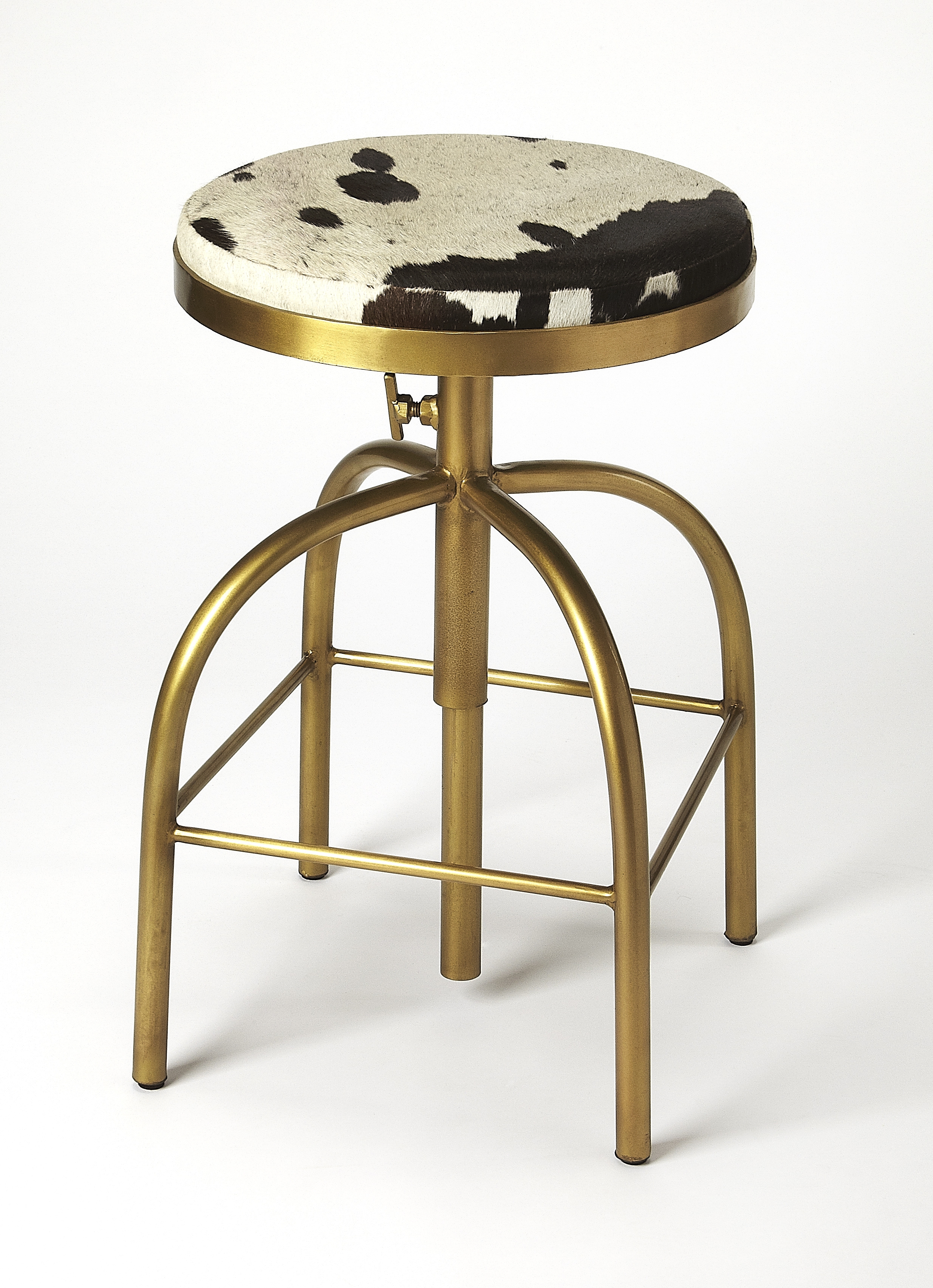 Grogan Hair-on-Hide Barstool - Image 0