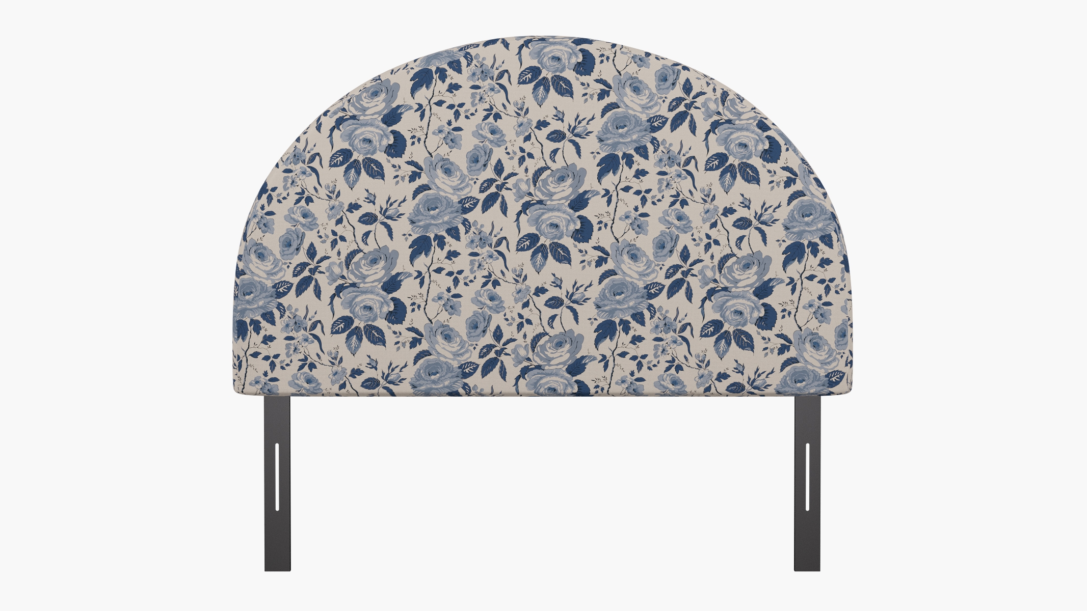 Arched Back Headboard, Delft Chintz, Full - Image 1