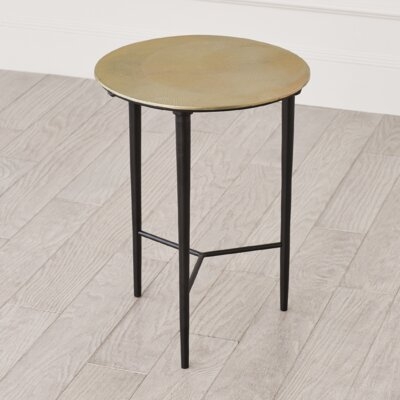 Circle Etched End Table - Image 0