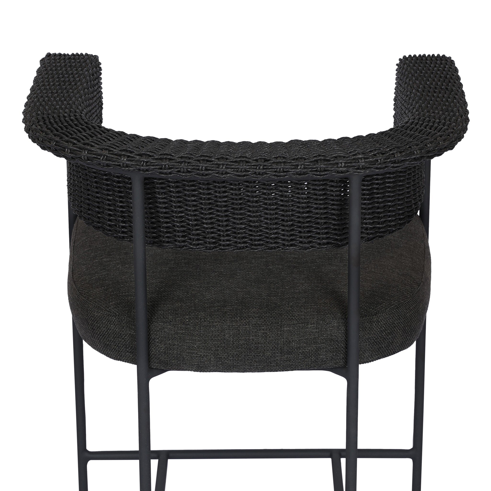 Carrie Outdoor Stool - Ellor Black - Image 9