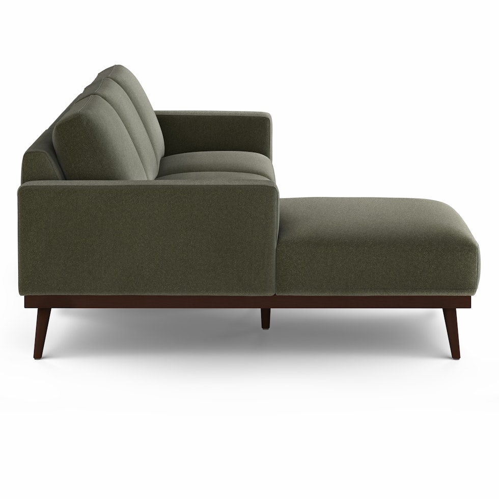 Rhett 93" Left Chaise Sectional - Felted Green - Image 2