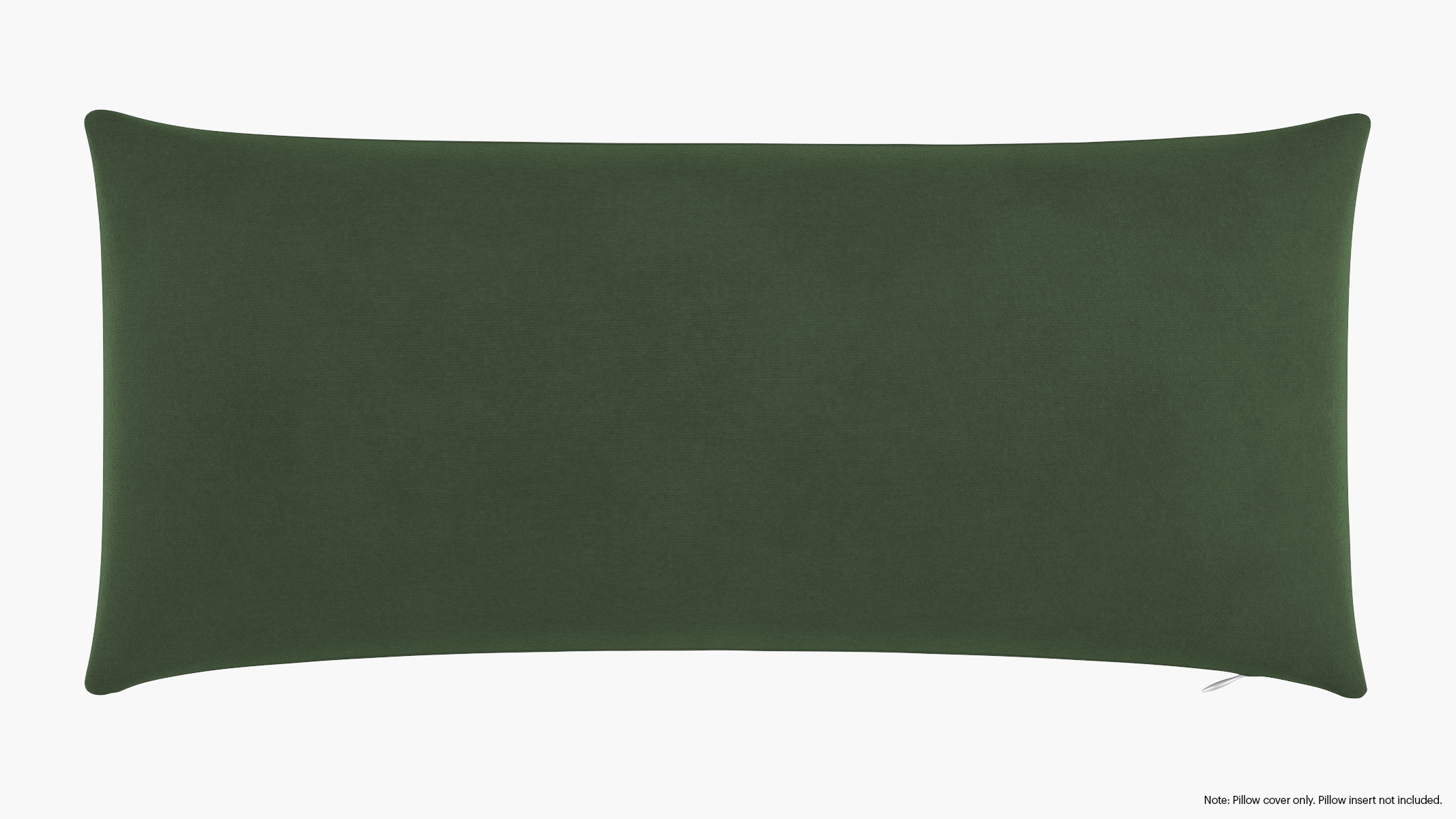 Throw Pillow Cover 14" x 30", Emerald Luxe Velvet, 14" x 30" - Image 0