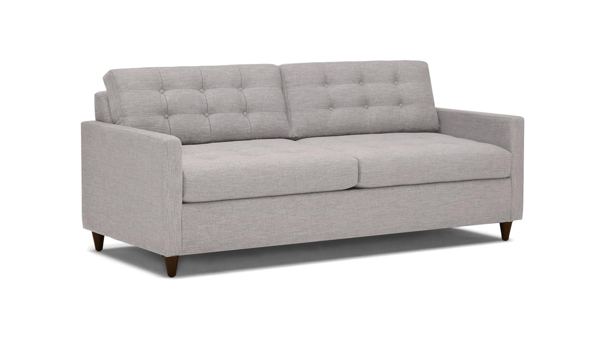 Purple Eliot Mid Century Modern Sleeper Sofa - Sunbrella Premier Wisteria - Mocha - Standard Foam - Image 1