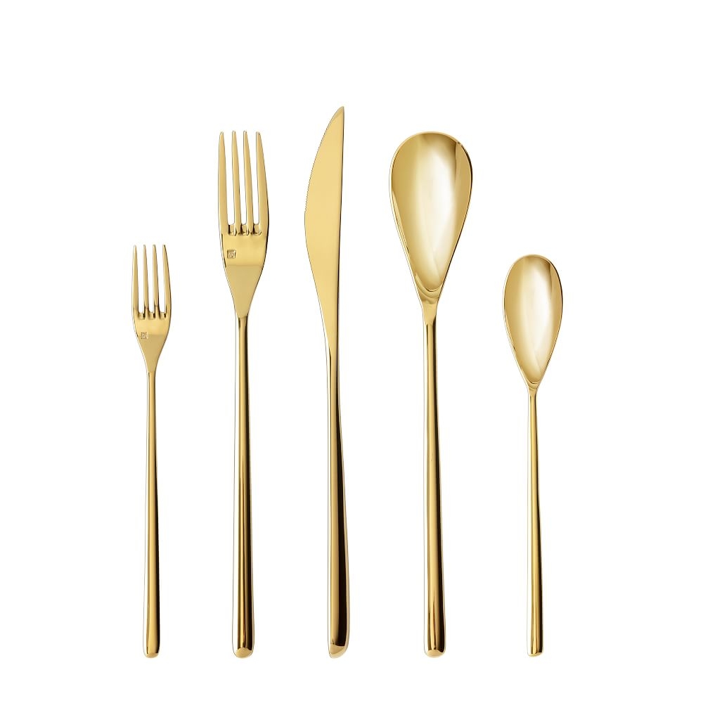 Fortessa Dragonfly Gold 5-Piece Place Setting, Boxed, Each - Image 0