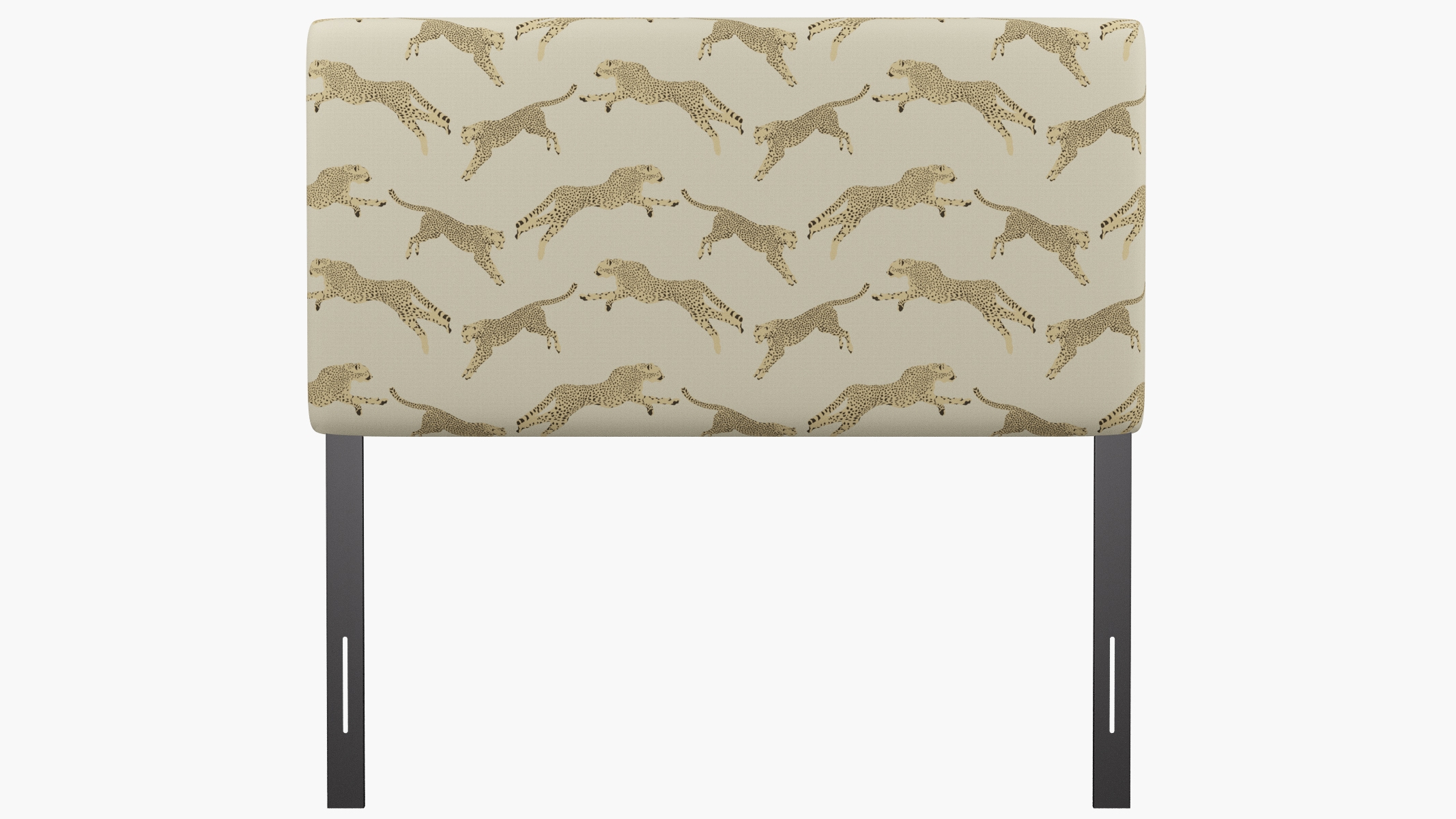 Square Back Headboard, Desert Cheetah, Full - Image 1