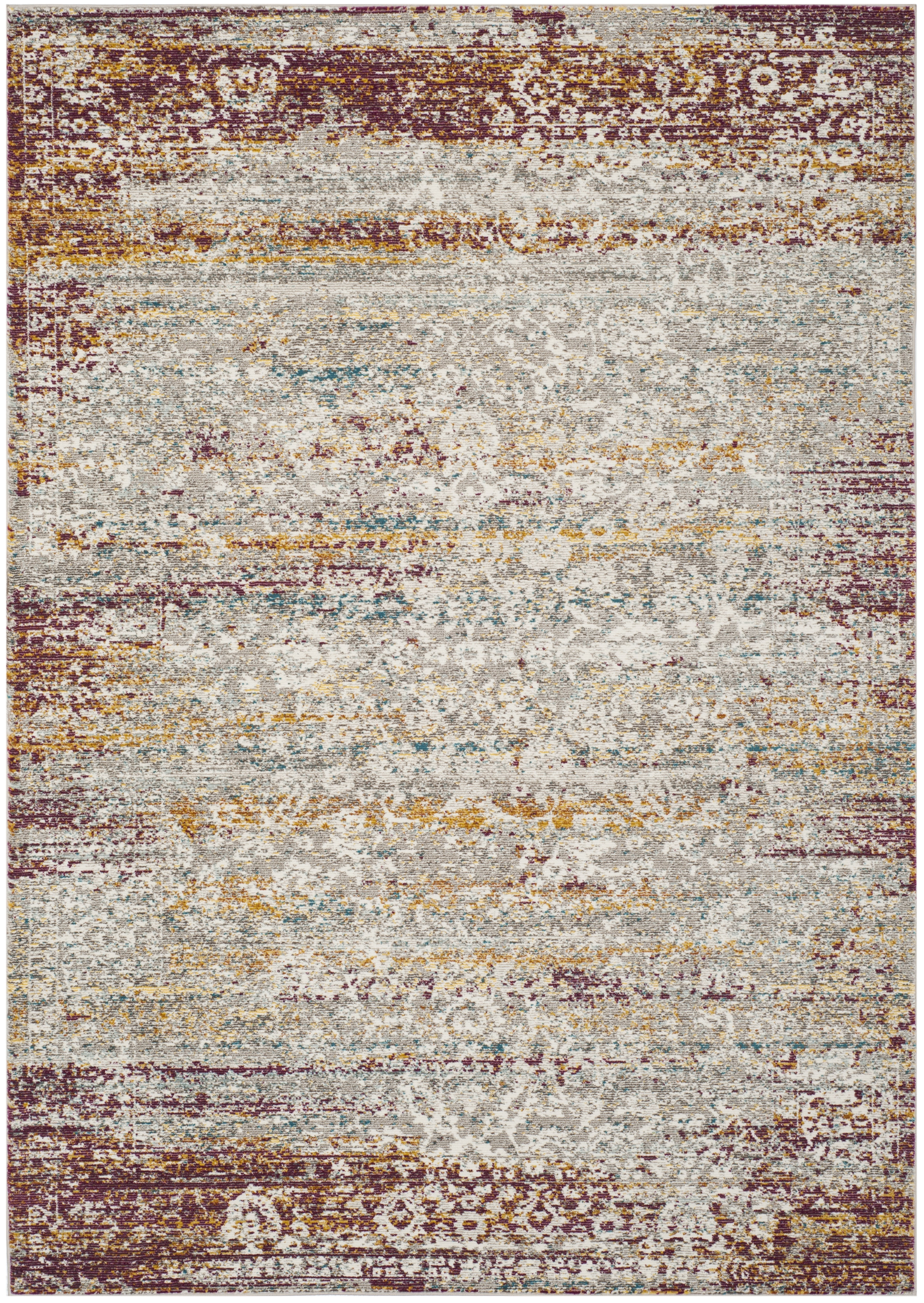 Arlo Home Woven Area Rug, ARA156R, Red/Cream,  4' X 6' - Image 0