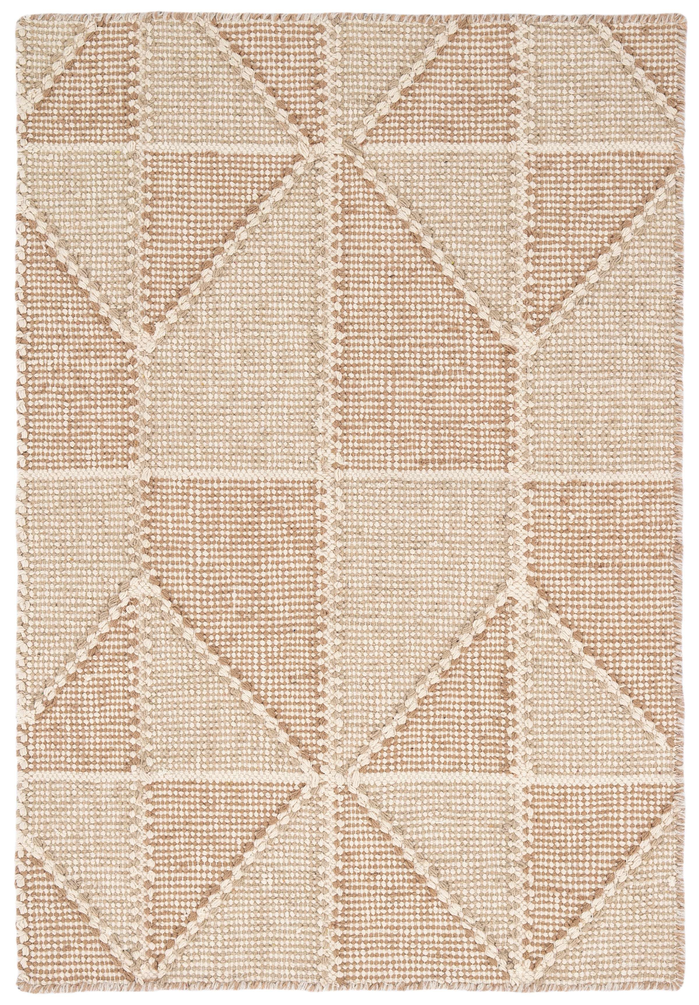 Ojai Wheat Hand Loom Knotted Cotton Rug - Image 0