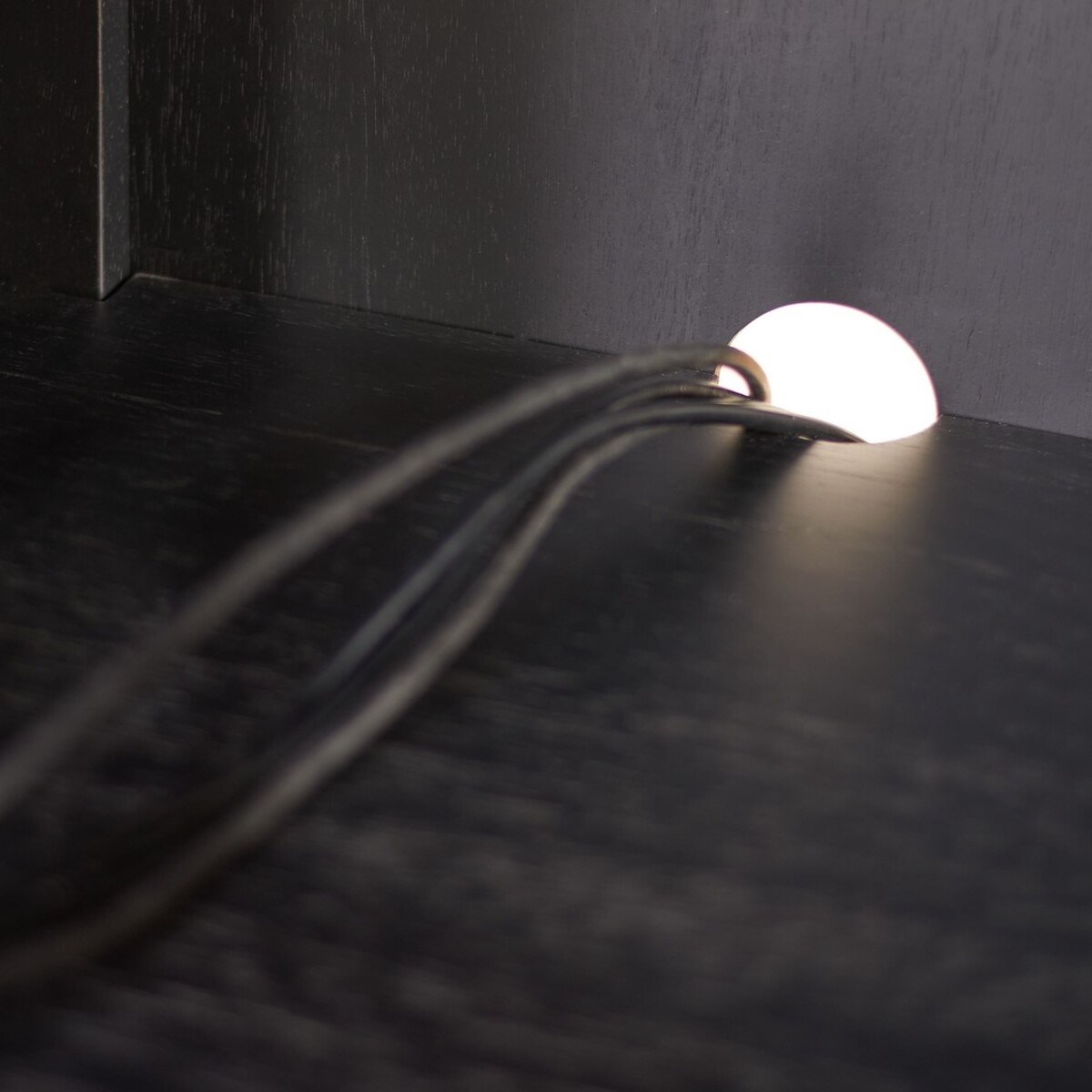 Cordelia Rattan Sideboard - Black - Image 7