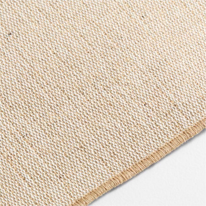 Jute and Organic Cotton Woven Placemat with Fringe Natural by Gaby Dalkin - Image 4