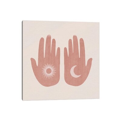 Sun, Moon, Hands - Graphic Art Print - Image 0