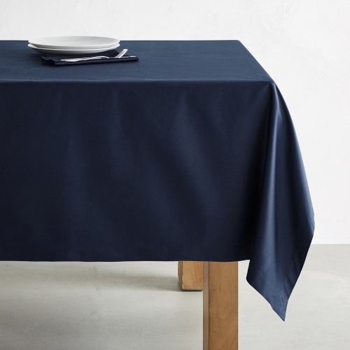 Hotel Tablecloth, 70" X 108", Navy - Image 0