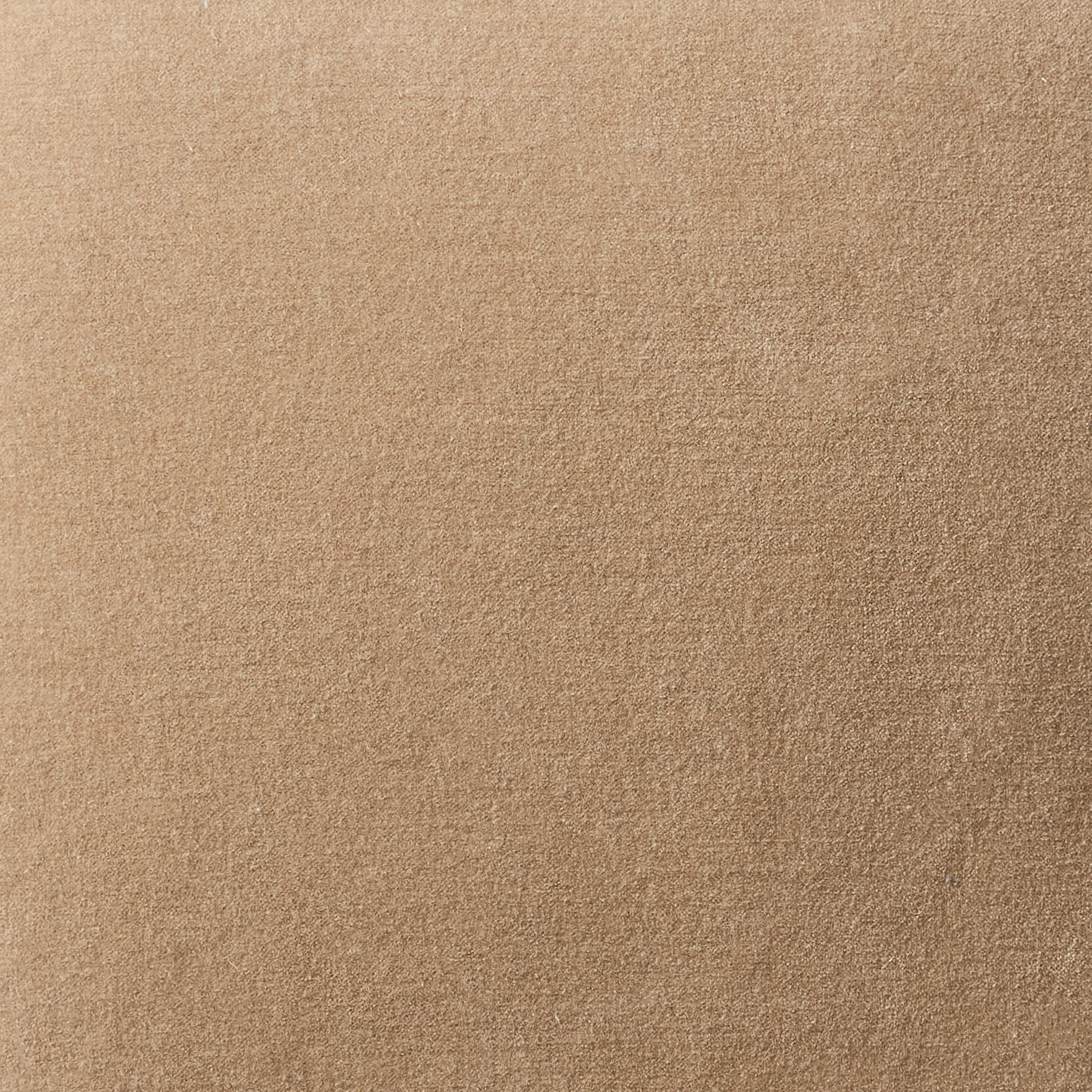 The Citizenry Naveta Velvet | Small Lumbar Pillow | 12" x 20" | Camel - Image 2