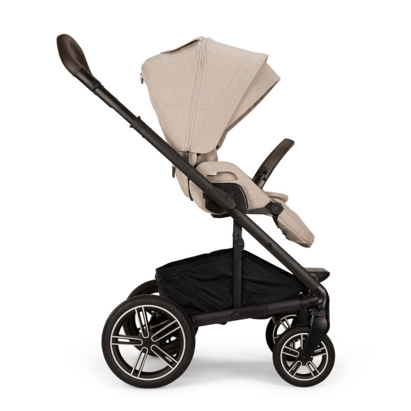 Nuna ® SWIV ™ Biscotti Brown Lightweight Baby Stroller - Image 2