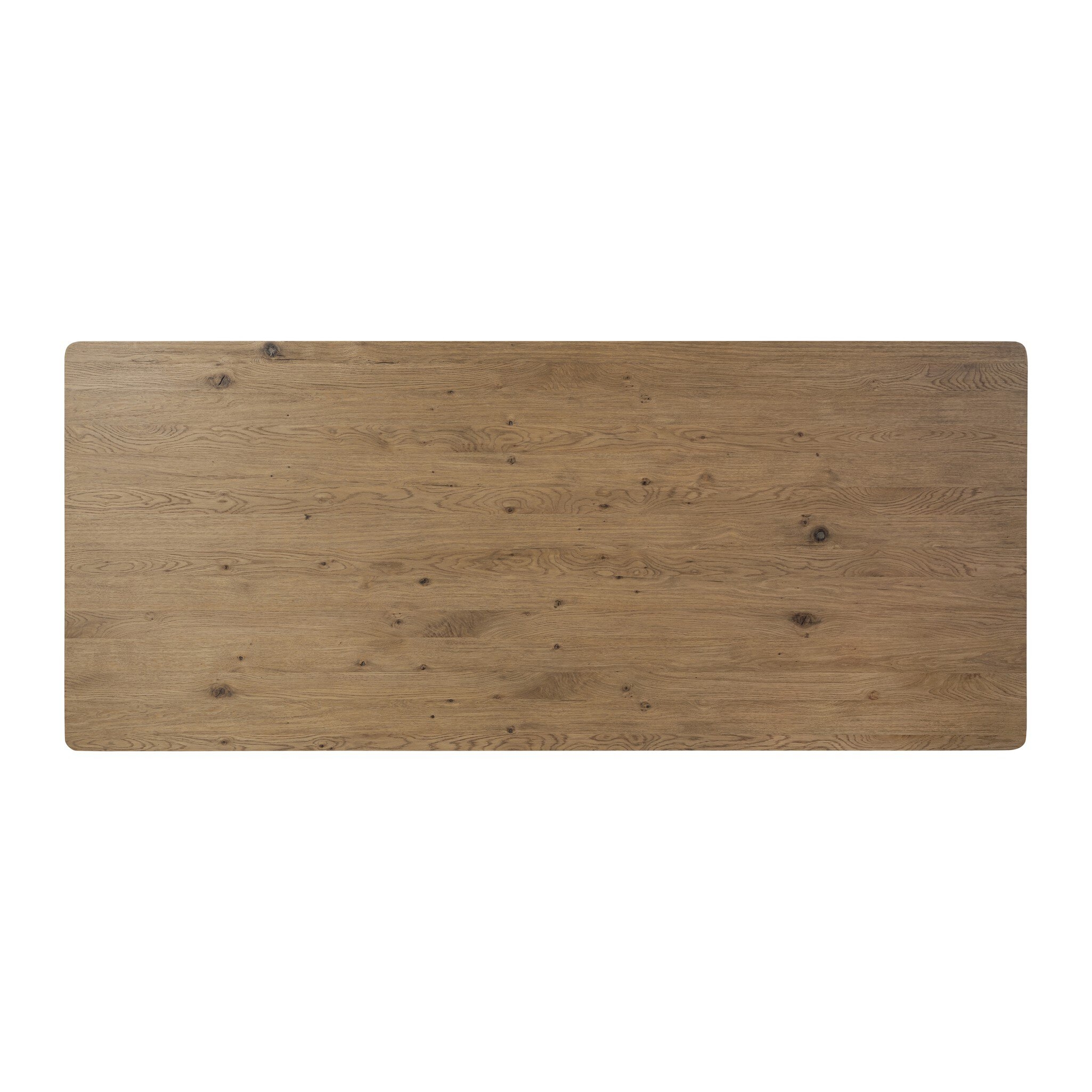 Noeline Double Extension Dining Table - Resawn Worn Oak - Image 12
