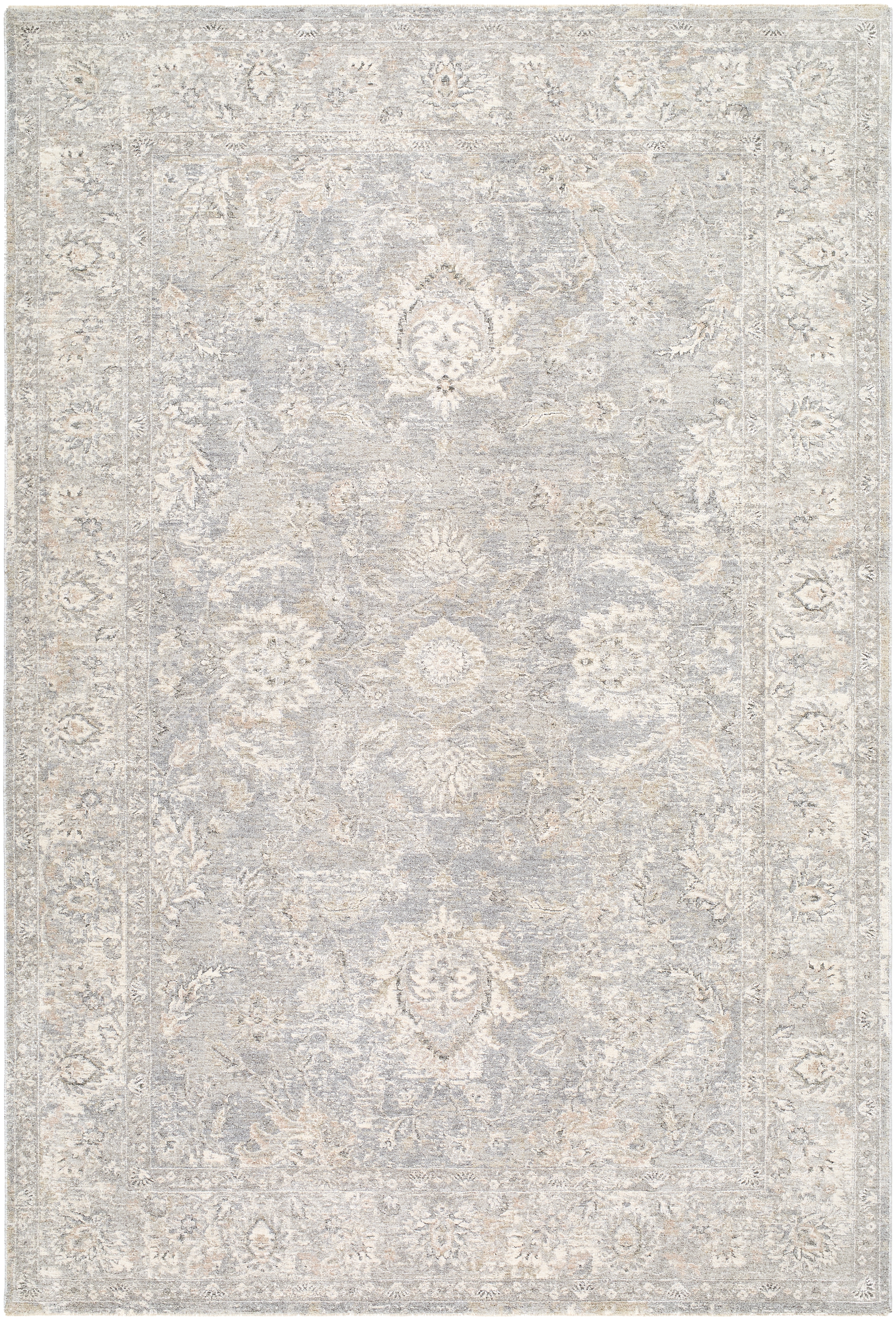 Poetry Gray Indoor 2' x 2'11" Machine Woven Rug - Image 0