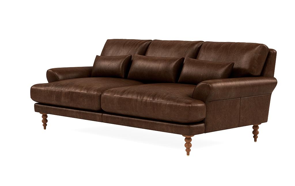 Maxwell Leather Loveseat by Apartment Therapy - Image 2