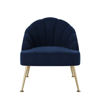 Claire Channel Shell Barrel Chair - Image 0