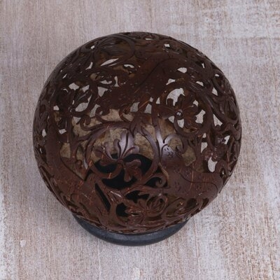 Bauerle Gecko Nest Coconut Shell Sculpture - Image 0