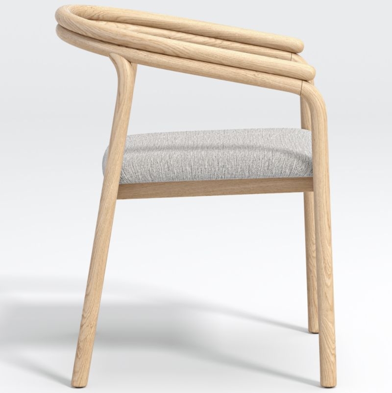 Redonda Wood Upholstered Dining Chair - Image 1