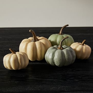 Pumpkin Bowl Filler, Mixed Colors, Set of 5 - Image 1