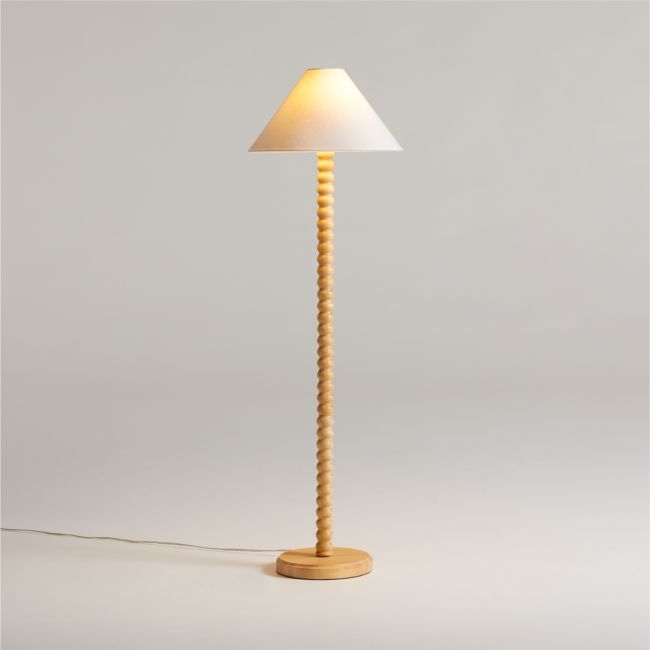 Jenny Lind Maple Wood Kids Floor Lamp - Image 0