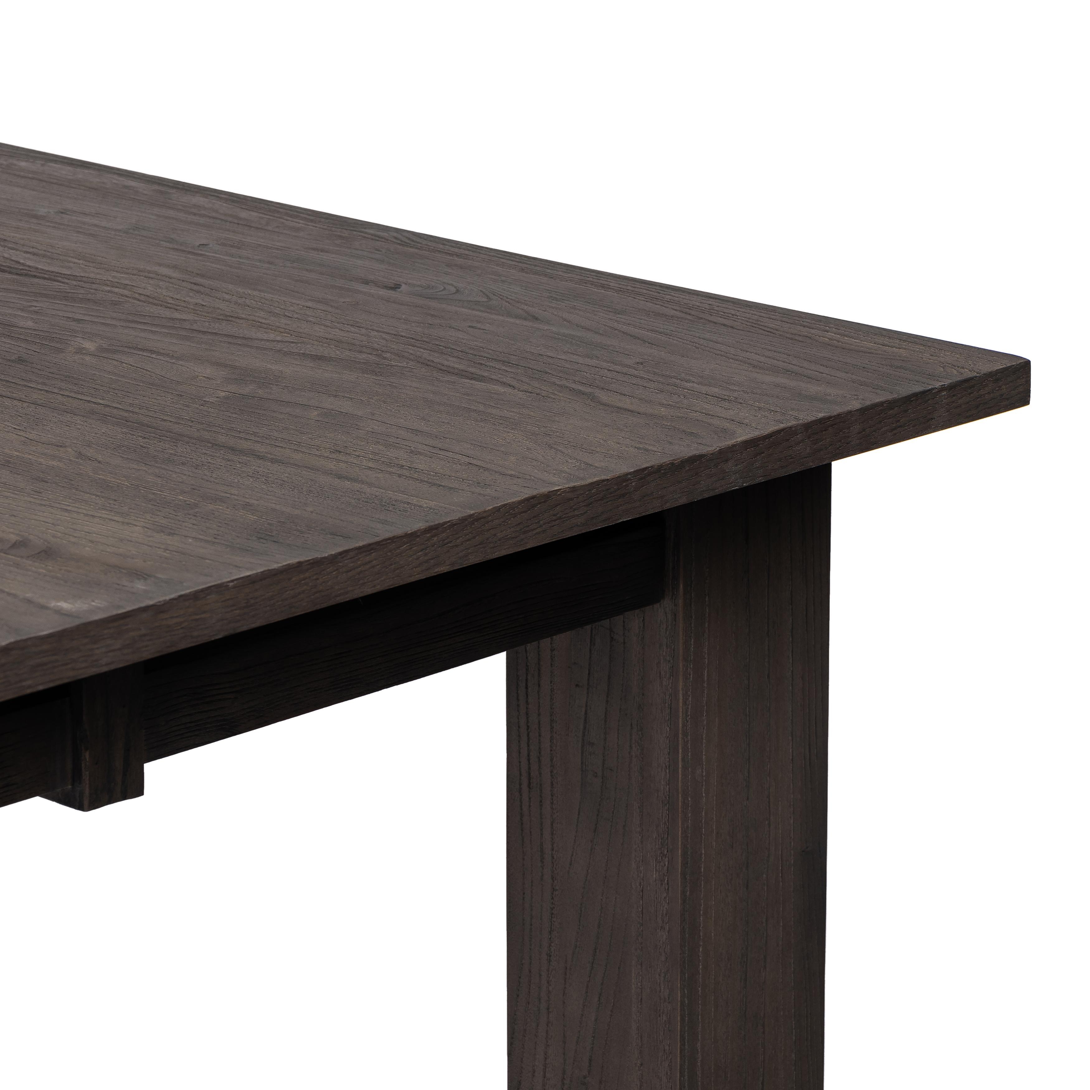 Willow Dining Table-Weathered Elm - Image 6