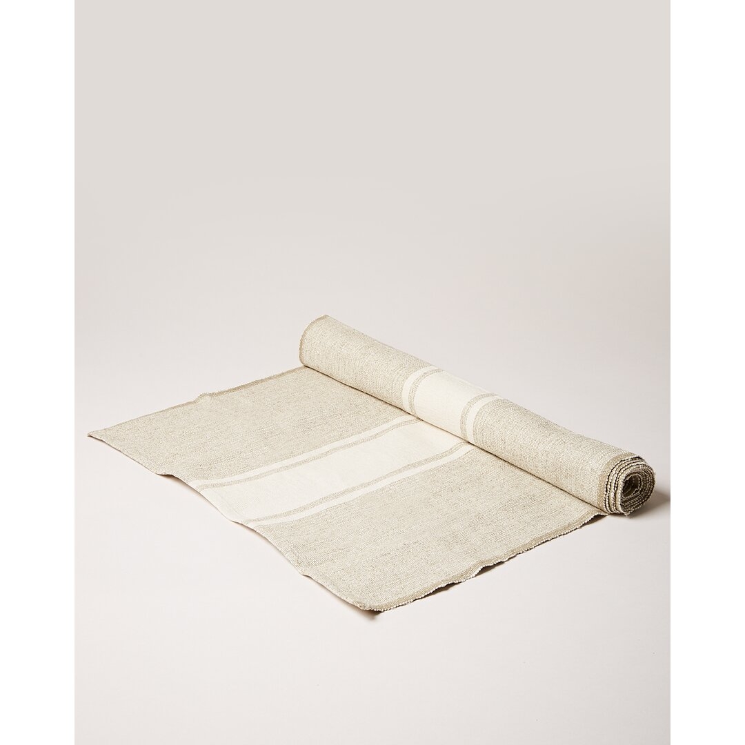 Farmhouse Pottery Handloom Stripe Runner - 20"" x 84"" - Image 0