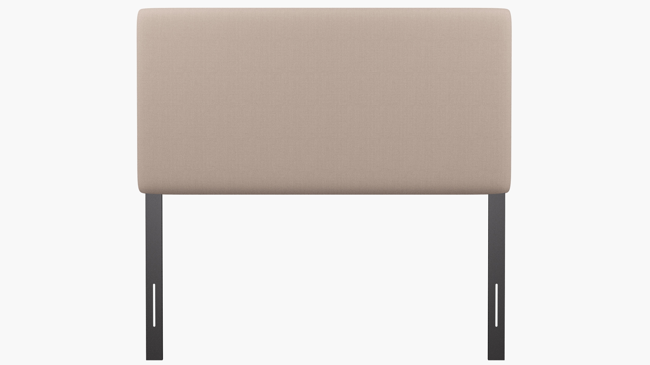 Square Back Headboard, Husk Everyday Linen, Full - Image 1