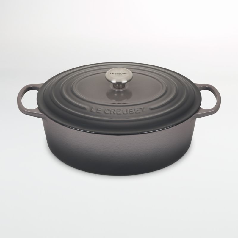 Le Creuset ® Oyster Signature 8-Qt. Oval Dutch Oven - Image 1