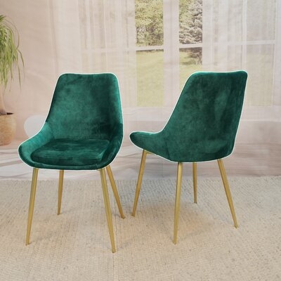 Laughlin Velvet Upholstered Side Chair - Image 0