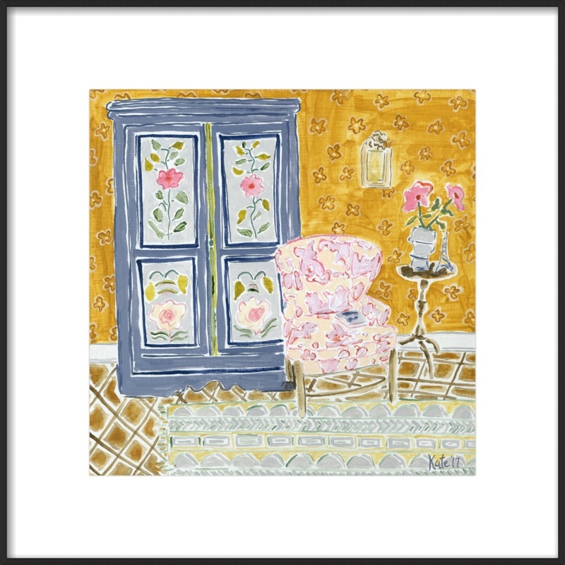 Cupboard with Chair by Kate Lewis for Artfully Walls - Image 0