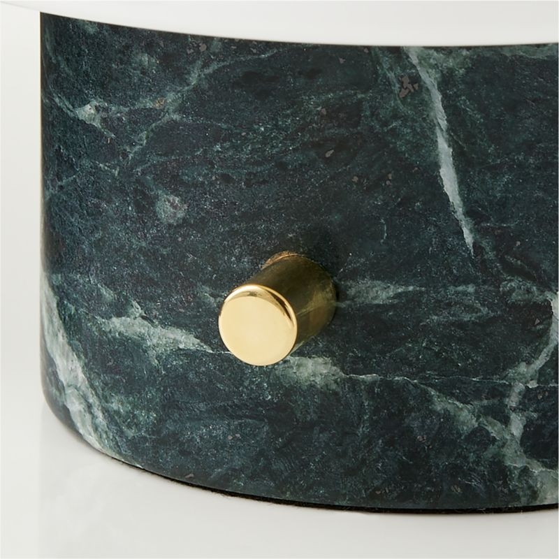 Mercury Green Marble Table Lamp - Image 3