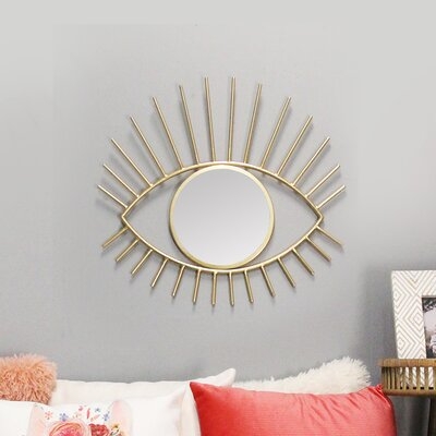 Ivor Metal Eye Glam Accent Mirror - Image 0