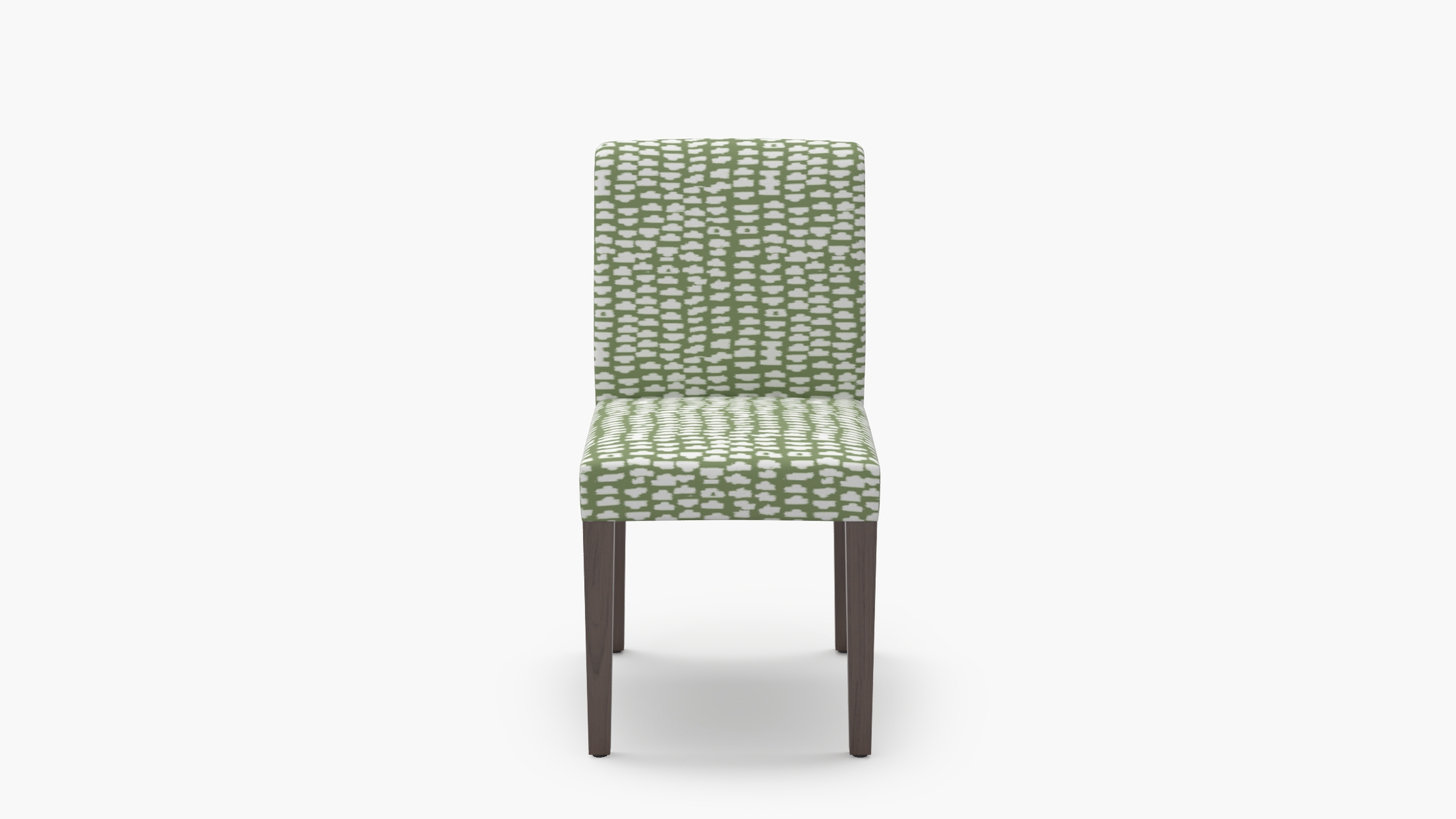 Signature Dining Chair, Olive Odalisque, Espresso Square Tapered Leg - Image 0